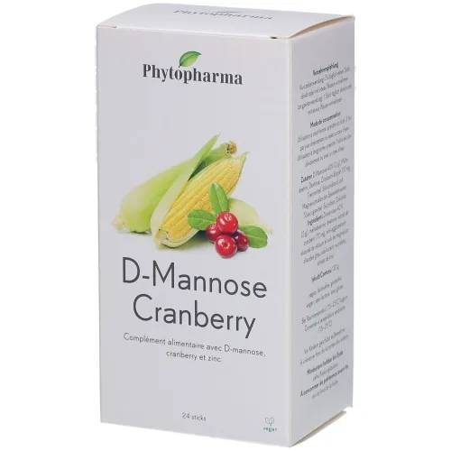 Phytopharma, Phytopharma D-Mannose Cranberry Sticks (24 Stk)