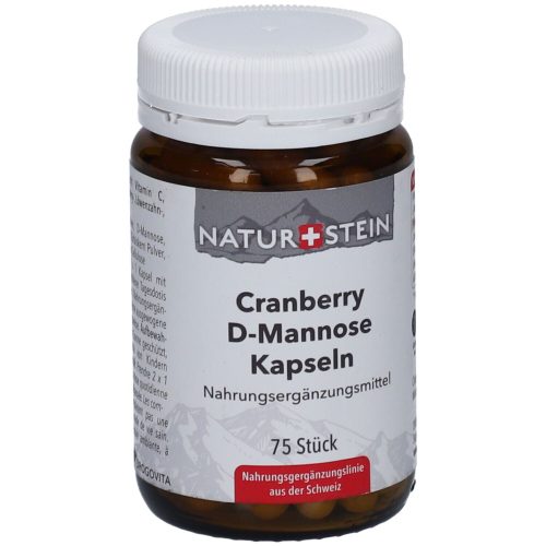 NATURSTEIN, NATURSTEIN Cranberry D-Mannose Kapseln Glas (75 Stk)