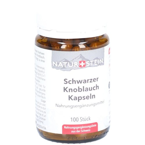 Drogovita MED GmbH, NATURSTEIN Schwarzer Knoblauch Kapseln 100 Stück