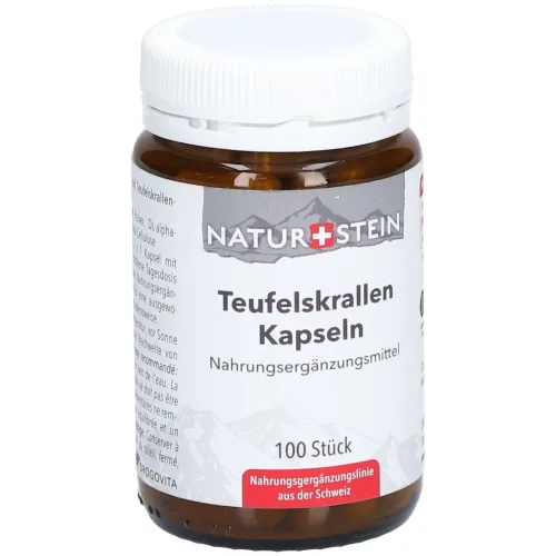 NATURSTEIN, NATURSTEIN Teufelskrallen Kapseln Glas (100 Stk)