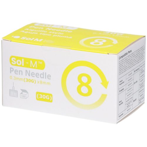 Sol-M, Sol-M Pen Nadel 30G 0.3mmx8mm (100 Stk)