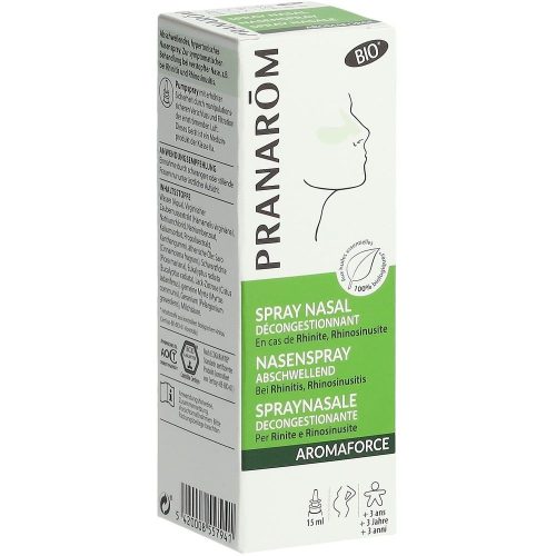 Pranarôm, PRANARÖM Aromaforce Nasalspray abschwellend Bio (15ml)