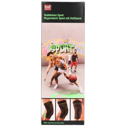 Bort, Bort StabiloGen Sport 6 mit Haftband schwarz/grün