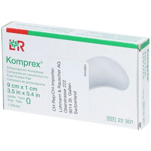 Komprex, Komprex Schaumgummi Kompresse, 9x5x1cm (1 Stk)