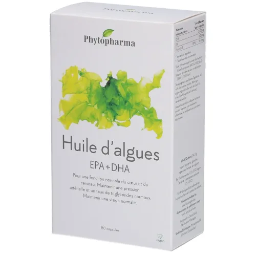Phytopharma, Phytopharma Algenöl EPA + DHA Kapseln (80 Stk)
