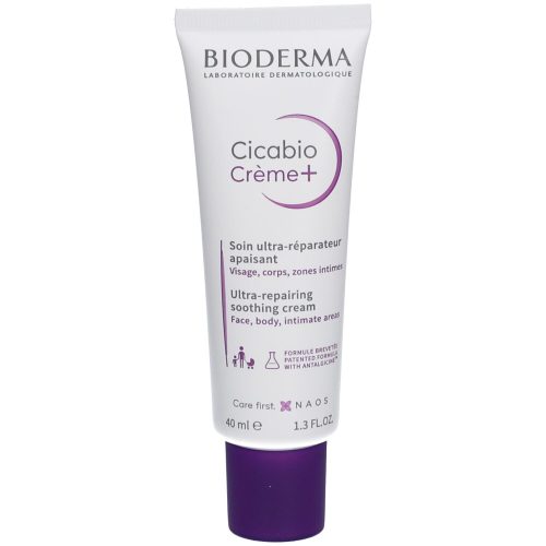BIODERMA, BIODERMA Cicabio Crème+ - reparierende Wundpflegecreme für geschädigte Haut mit Pflaster-Effekt Wundsalbe 40 ml