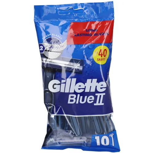 Gillette Blue II Einwegrasierer mit 2 Klingen