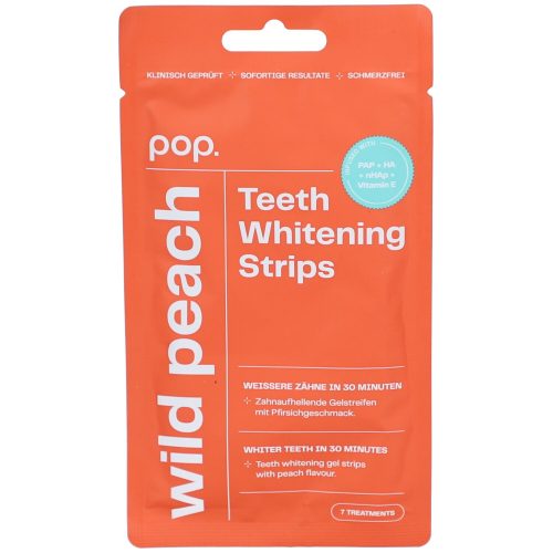 SmilePen, smilepen Pop Teeth White Strips Wild Peach (7x2 Stk)