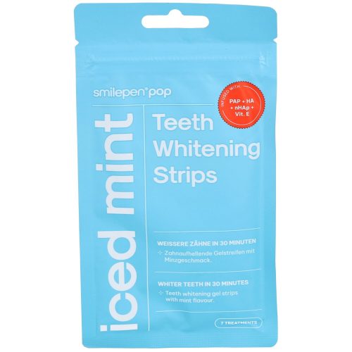 Smilepen Pop, Smilepen Pop - Teeth Whitening Strips 'Iced Mint', 7 Stück