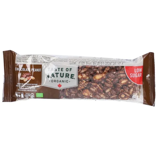 Taste of Nature, TASTE OF NATURE Low Sugar Choco Peanut Bio (40g)