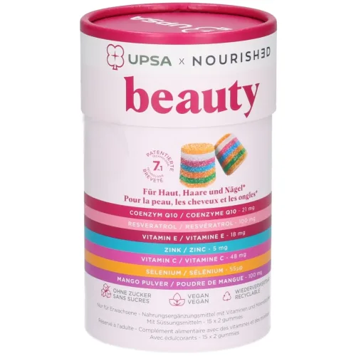 UPSA X NOURISHED, UPSA X NOURISHED Beauty Gummies (30 Stk)