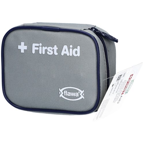 FLAWA, FLAWA Taschenapotheke Etui, Erste-Hilfe-Set, grau (1 Stk)