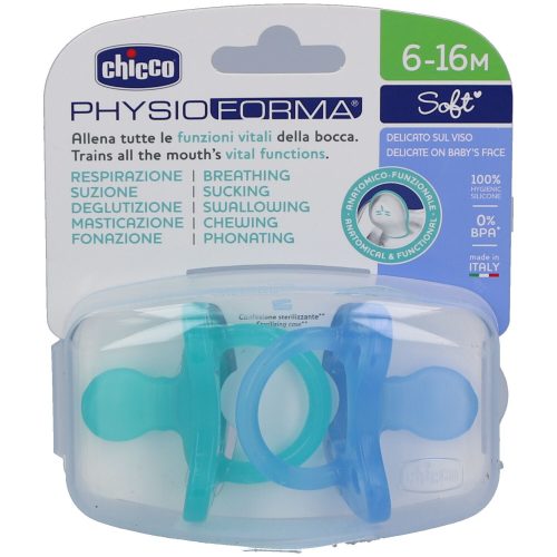 CHICCO, Chicco - Schnuller, 6-16 Monate, Blau