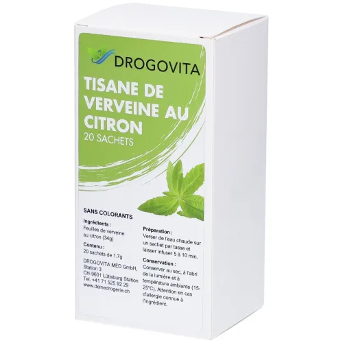 Drogovita, DROGOVITA Zitronenverbene Tee (20 Stk)