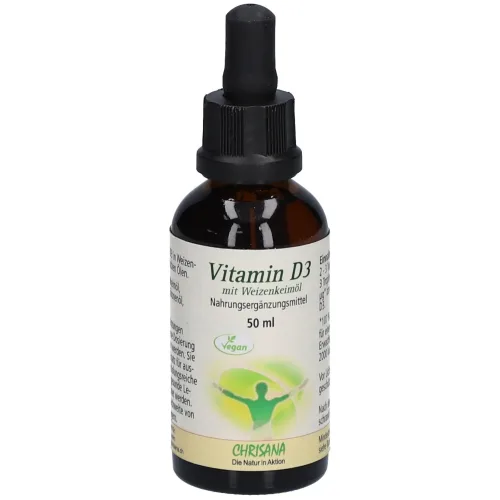 Chrisana Vitamin D3 Vegan mit Weizenkeimöl