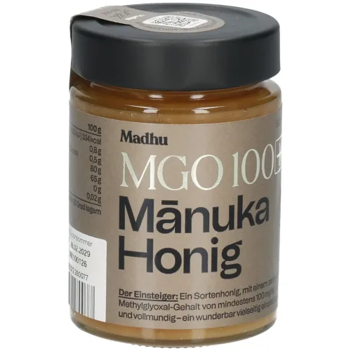 MADHU Honey, MADHU Manuka Honig MGO 100+ (250g)