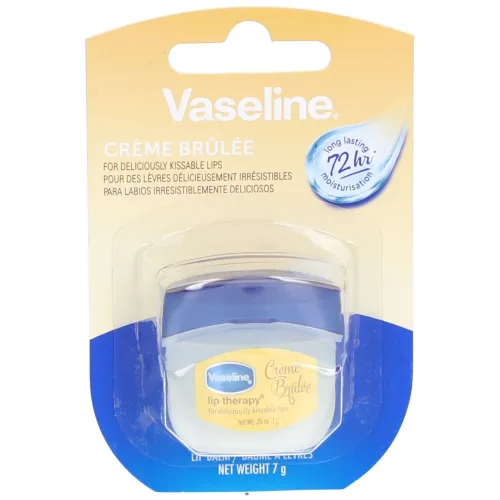 Vaseline, Vaseline Lip Therapy Jar Lippenbalsam 7 g Creme Brulee