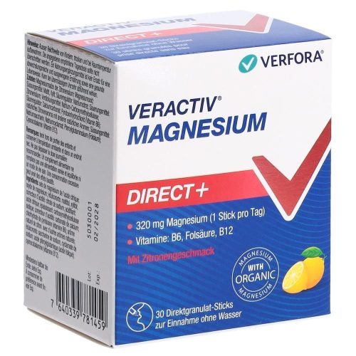 VERACTIV, VERACTIV Magnesium Direct+ Zitrone Sticks (30 Stk)