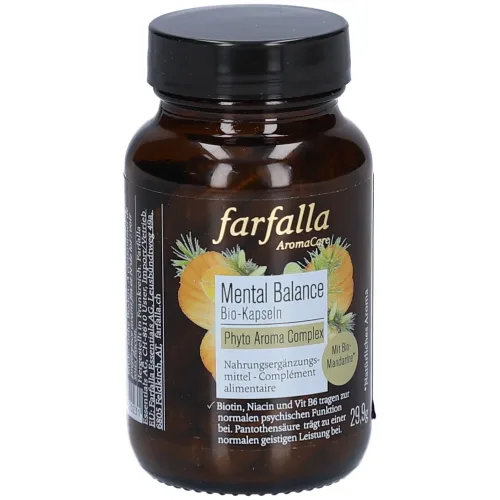 farfalla, Farfalla Mental Balance Bio-Kapseln, Phyto Aroma Complex (60 Stk)