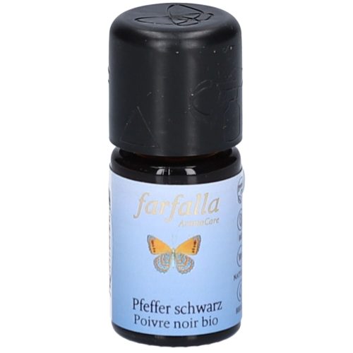 farfalla, Farfalla  bleib gesund Pfeffer schwarz bio Wildsammlung, ätherisches Öl (5ml)