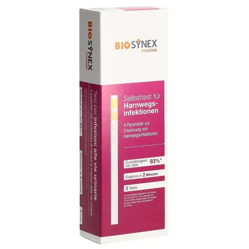 Biosynex, BIOSYNEX Selbsttest Harnwegsinfektionen (3 Stk)