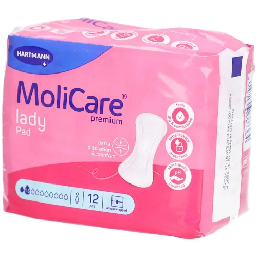 MoliCare, MoliCare Premium Lady Pad, 1.5 Tropfen (12 Stk)