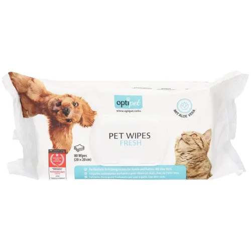 Optipet, optipet Pet Wipes 80 Stk