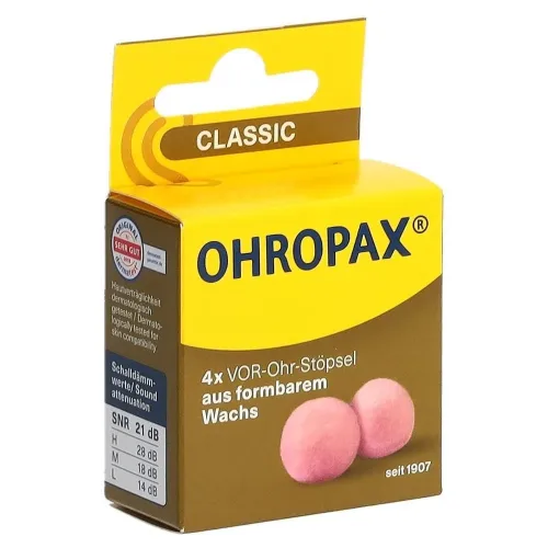 OHROPAX, OHROPAX Classic Ohrstöpsel aus Wachs (4 Stk)