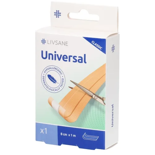 Livsane, Livsane Classic Universal Pflaster, 8cmx1m (1 Stk)