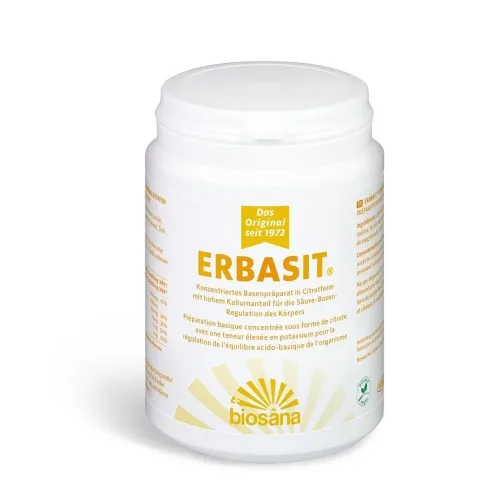 Erbasit, Biosana ERBASIT konzentriertes Basenpräparat Pulver (220g)