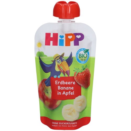 Hipp, Hipp Hippis Erdbeere Banane in Apfel (100g)