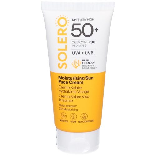 SOLERO, SOLERO feuchtigkeitsspendende Sonnen-Gesichtscreme LSF 50+ (50ml)