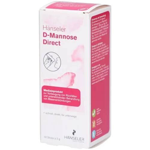 Hänseler, Hänseler D-Mannose Direct Sticks (10x2g)