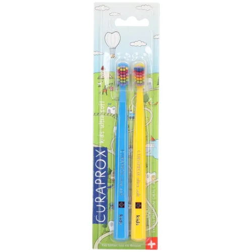 CURAPROX, Curaprox Kids Duo Kinderzahnbürste (2 Stk)