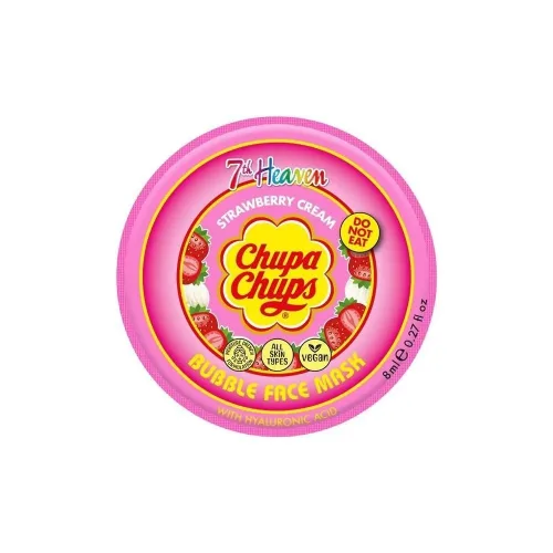 7th Heaven, 7th Heaven Bubble Mask Chupa Chups Strawberry (8ml)