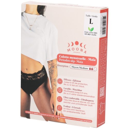 MOONA, MOONA Periodenslip Maïa für mittlere Tage, Hüftumfang 102-107cm (1 Stk)