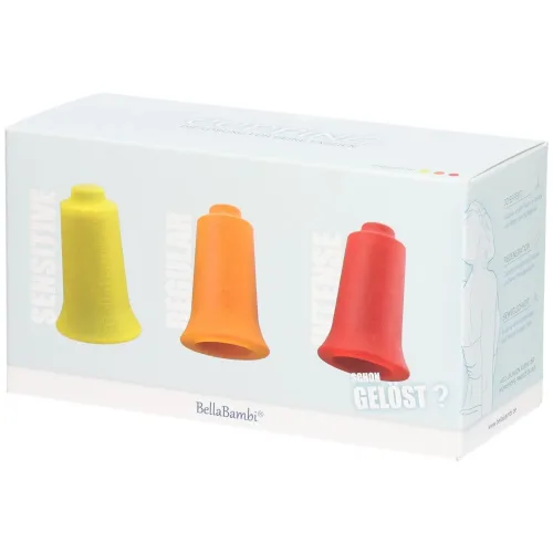 BellaBambi, BellaBambi Schröpfsauger "Original", 1x Gelb, 1x Orange, 1x Rot, Trio