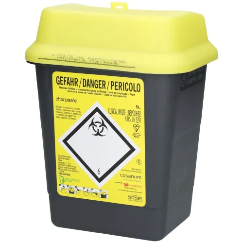 Sharpsafe, Sharpsafe Dual Protect Pro Entsorgungsbox, 5 Liter (1 Stk)