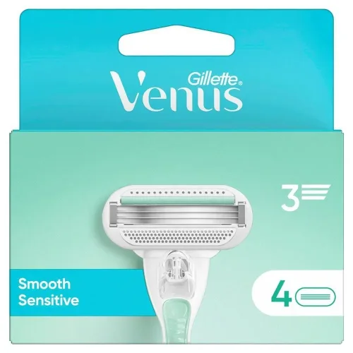Gillette, Gillette Venus Smooth Sensitive Systemklingen (4 Stk)