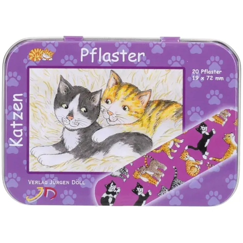 DÖLL, DÖLL Heftpflaster Katzen, 19x72mm (20 Stk)