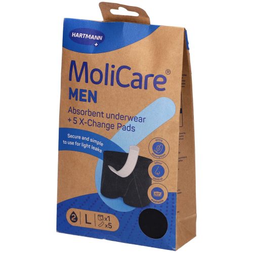 MoliCare, MoliCare Absorbent Underwear Men, EU-Grösse 6/7, plus 5 Pads (1 Stk)