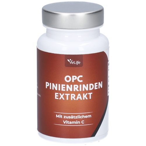 VeLife, VeLife OPC Pinienrinden-Extrakt Kapseln mit Vitamin C (60 Stk)