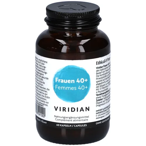 Viridian Nutrition, Viridian Frauen 40+ Multi Kapseln (60 Stk)