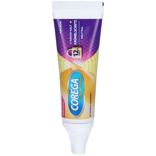 Corega, Corega Ultra Haftcreme, Starker Halt + Krümelschutz (40g)
