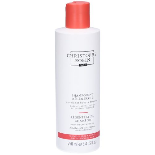 Christophe Robin - Shampooing Régénérant À L'Huile Rare De Figue Barbarie, Regenerating with Prickly Pear Oil, 250 ml