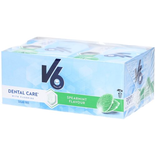 V6, V6 Oral-B Kaugummi Spearmint (12x10 Stk)