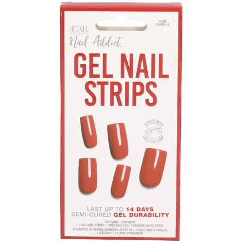 Ardell, Ardell - Gel Nail Strips Pure Paprika