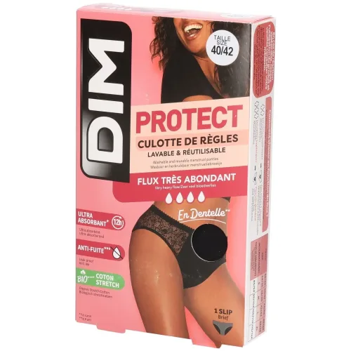 Dim, DIM OCS Protect Slip schwarz, sehr stark, Grösse 40-42 (1 Stk)