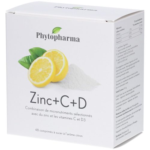 undefined, Phytopharma Zink + C + D Lutschtabletten 48 Stück