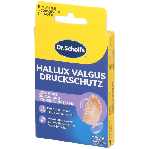 Scholl, Scholl - Hallux Valgus Druckschutz, 5 Stücke
